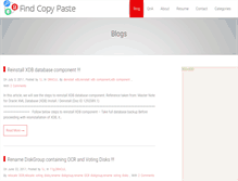 Tablet Screenshot of findcopypaste.com